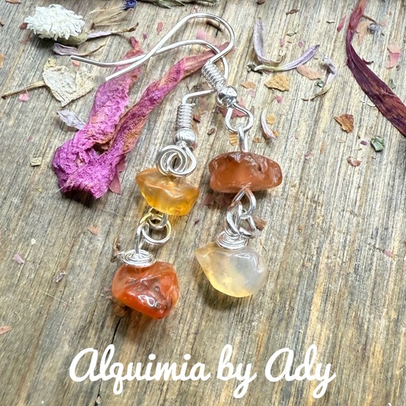 ALQUIMIA Jewelry - Alquimia by Ady Silver delicate carnelian earrings